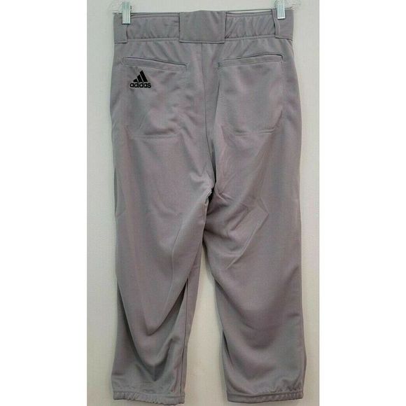 adidas CY2100 Men's Sz M Gray Diamond King Elite Pro Baseball Pants - Picture 2 of 4